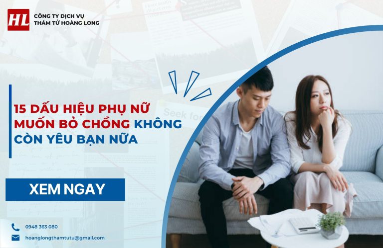 Dấu hiệu phụ nữ muốn bỏ chồng