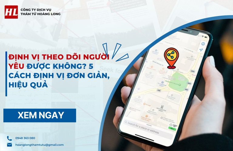 Định vị theo dõi người yêu