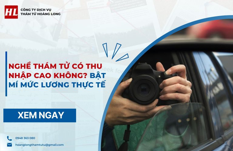 Nghề thám tử có thu nhập cao không