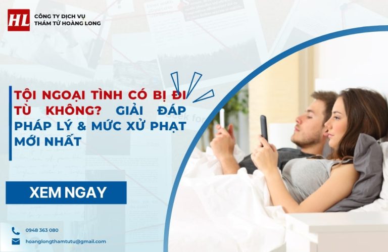 Tội ngoại tình có bị đi tù không