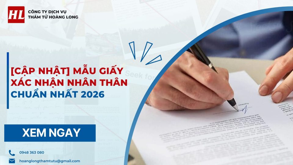 Giấy xác nhận nhân thân